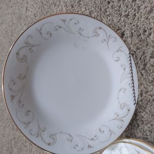 Noritake Duetto 6610 four salad plates